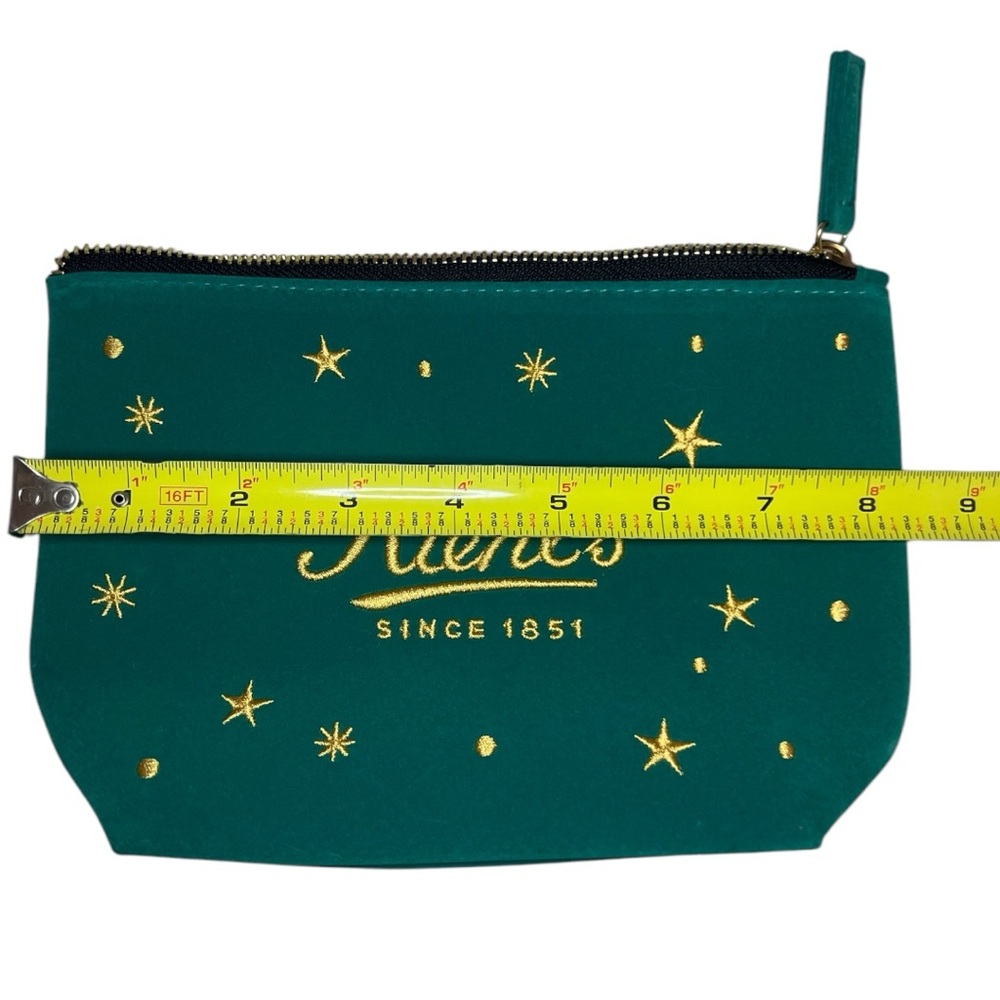 Kiehl’s Velvet Pouch Makeup Cosmetic Case Bag Green - Picture 10 of 14